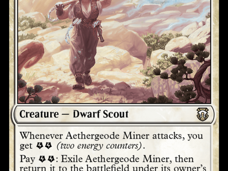 Aethergeode Miner (Ripple Foil) [Modern Horizons 3 Commander] Supply