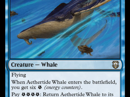 Aethertide Whale (Ripple Foil) [Modern Horizons 3 Commander] Online now