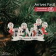 Plaid Family of 4 Christmas Ornament Online