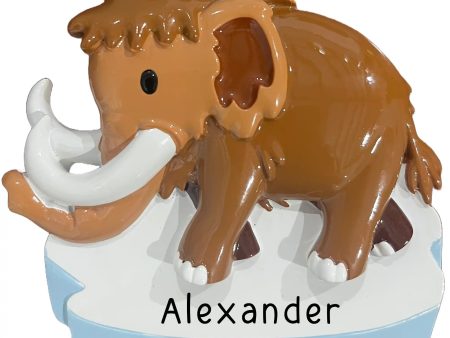 Woolly Mammoth Personalized Ornament Cheap