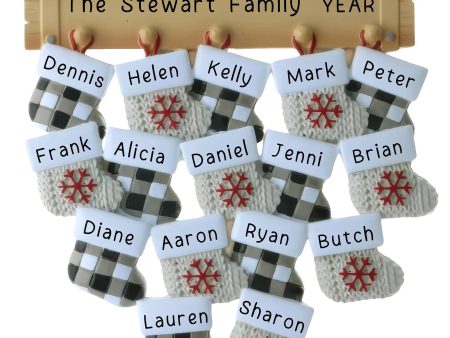 Mantle Family of 16 Christmas Ornament Online Hot Sale