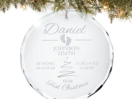 Baby s First Personalized Ornament - Tree Cheap