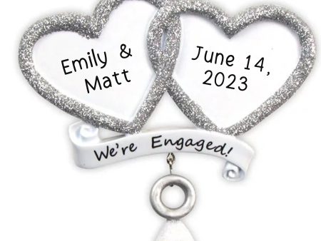 We re Engaged Christmas Ornament Online Sale