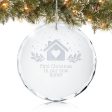 1st Christmas in New Home Personalized Ornament - Glass Online Hot Sale