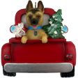 German Shepherd Vintage Truck Christmas Ornament Sale