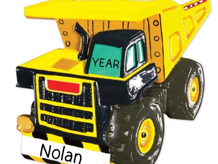 Dump Truck XL Christmas Ornament Online now