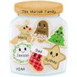 Cookie Jar Family of 6 Christmas Ornament For Discount