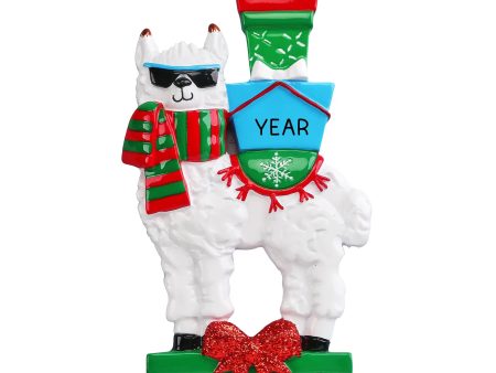 Llama Personalized Ornament For Sale