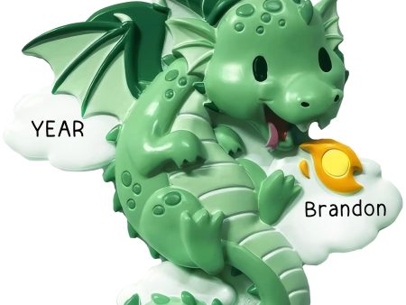 Green Dragon Christmas Ornament Supply