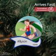 Running Christmas Ornament - Girl Online Sale