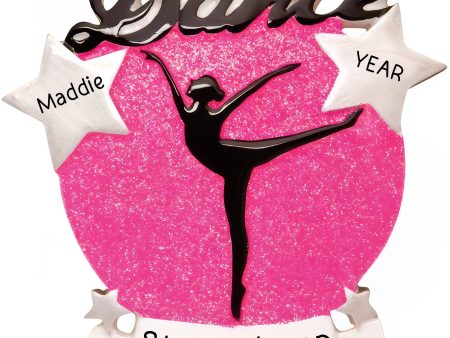 Dance Silhouette Personalized Ornament Online Hot Sale