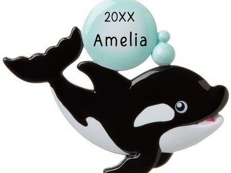 Orca Killer Whale Personalized Ornament Online Sale