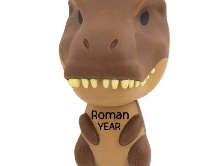 Dinosaur Brown T-Rex 3D Christmas Ornament Sale