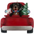 Rottweiler Vintage Truck Christmas Ornament Online