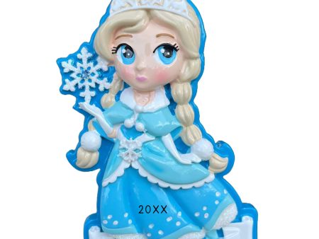 Frozen Ice Princess Personalized Ornament For Sale