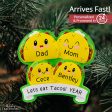 Taco Family of 4 Christmas Ornament on Sale