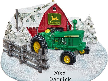 John Deere Tractor Christmas Ornament - Winter Sale