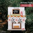 Fireplace Joy Family of 5 Christmas Ornament Fashion