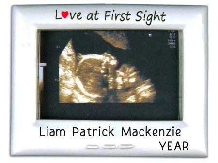 New Baby Ultrasound Picture Frame Personalized Ornament Online Hot Sale