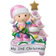 Baby s 2nd Christmas Tree Ornament - Pink Girl Sale