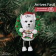 Westie Wreath Christmas Ornament Fashion