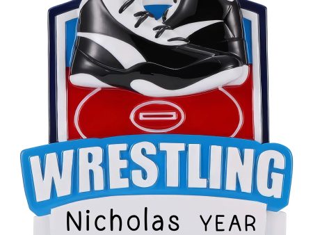 Wrestling Personalized Ornament - Collage Discount