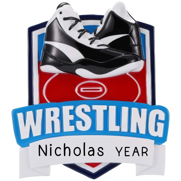 Wrestling Personalized Ornament - Collage Discount