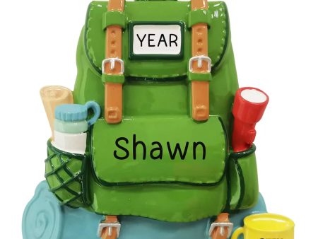 Hiking Backpack Personalized Ornament Hot on Sale