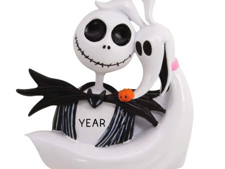 Jack Skellington and Zero Christmas Ornament Hot on Sale