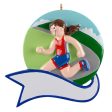 Running Christmas Ornament - Girl Online Sale