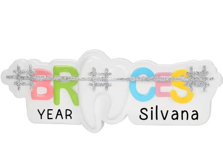 Braces Personalized Ornament For Discount