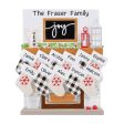 Fireplace Joy Family of 11 Christmas Ornament Discount