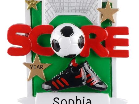 Soccer Score Christmas Ornament Sale