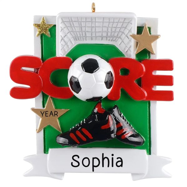 Soccer Score Christmas Ornament Sale