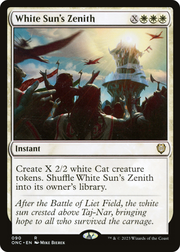 White Sun s Zenith (ONC-090) - Phyrexia: All Will Be One Commander [Rare] For Discount