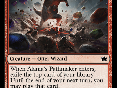 Alania s Pathmaker (BLB-123) - Bloomburrow Foil [Common] Cheap