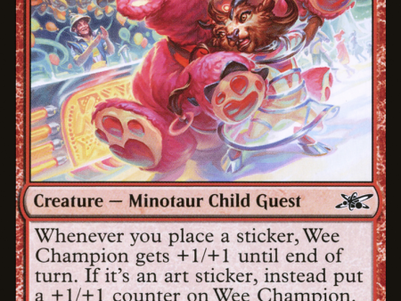 Wee Champion (UNF-127) - Unfinity Foil [Common] Fashion