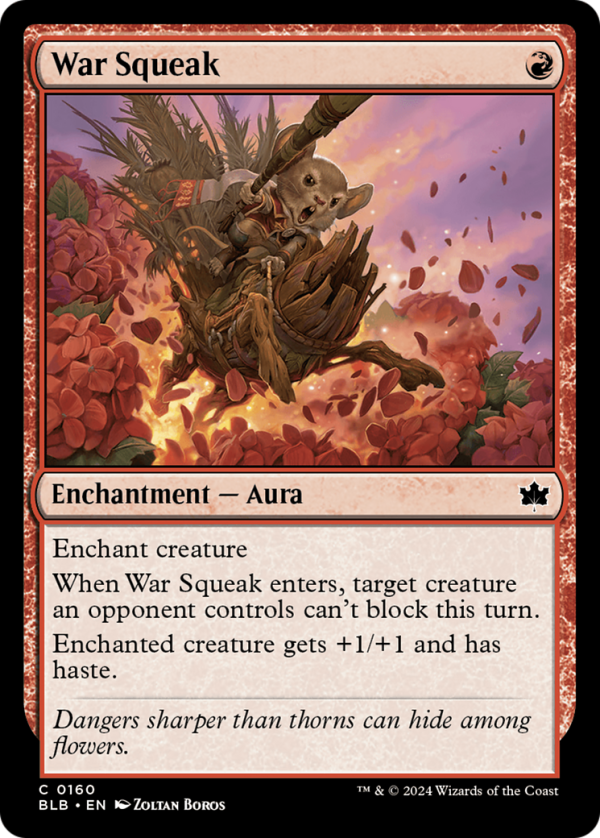 War Squeak (BLB-160) - Bloomburrow Foil [Common] Cheap