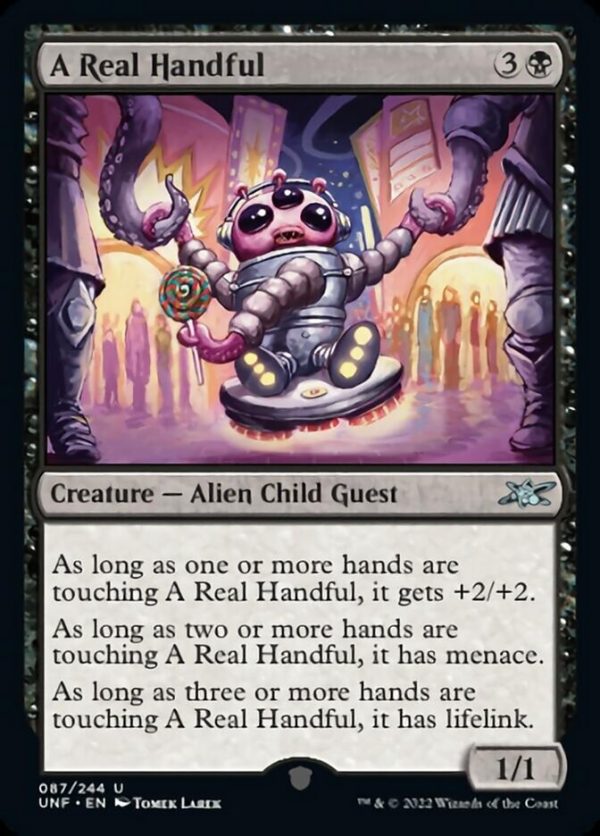 A Real Handful (UNF-087) - Unfinity [Uncommon] Sale