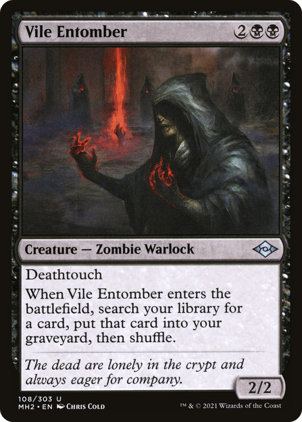 Vile Entomber (MH2-108) - Modern Horizons 2 Foil [Uncommon] Online Hot Sale