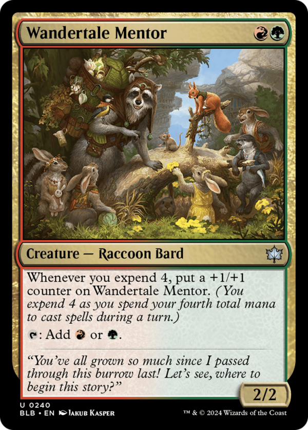 Wandertale Mentor (BLB-240) - Bloomburrow Foil [Uncommon] Cheap