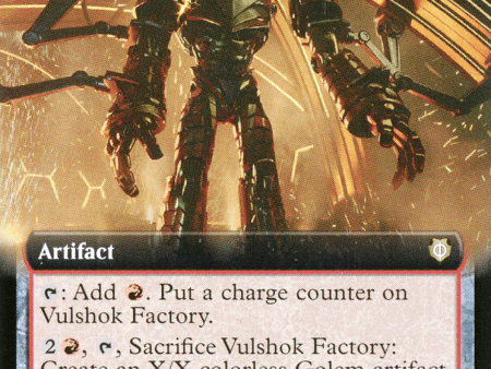 Vulshok Factory (ONC-054) - Phyrexia: All Will Be One Commander: (Extended Art) [Rare] For Discount