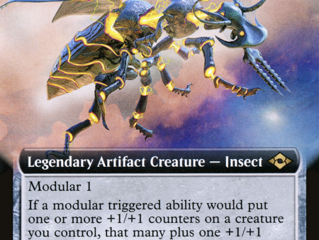 Zabaz, the Glimmerwasp (MH2-474) - Modern Horizons 2: (Extended Art) Foil [Rare] Cheap