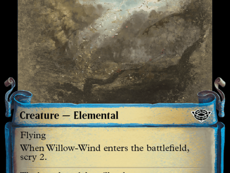 Willow-Wind (LTR-527) - The Lord of the Rings: Tales of Middle-earth: (Showcase) Scroll Foil [Common] For Cheap