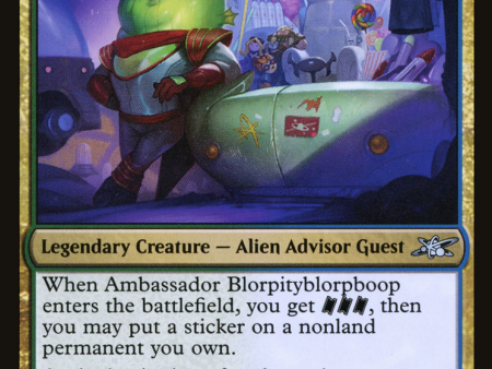 Ambassador Blorpityblorpboop (UNF-161) - Unfinity Foil [Uncommon] Fashion