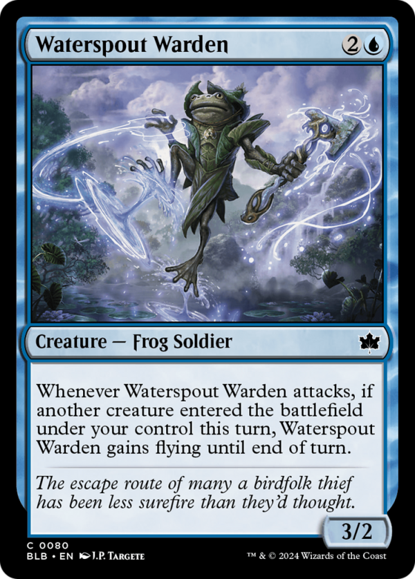 Waterspout Warden (BLB-080) - Bloomburrow [Common] Sale