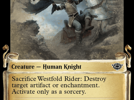 Westfold Rider (LTR-488) - The Lord of the Rings: Tales of Middle-earth: (Showcase) Scroll Foil [Common] For Cheap