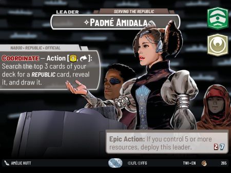 Padmé Amidala - Serving the Republic (Showcase) (265) [Twilight of the Republic] Fashion