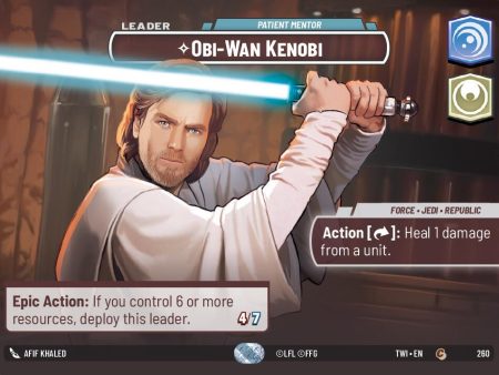 Obi-Wan Kenobi - Patient Mentor (Showcase) (260) [Twilight of the Republic] Online now