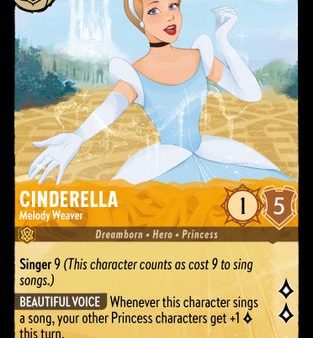 Cinderella - Melody Weaver (4 204) - Ursulas Return Cold Foil [Legendary] Online Sale